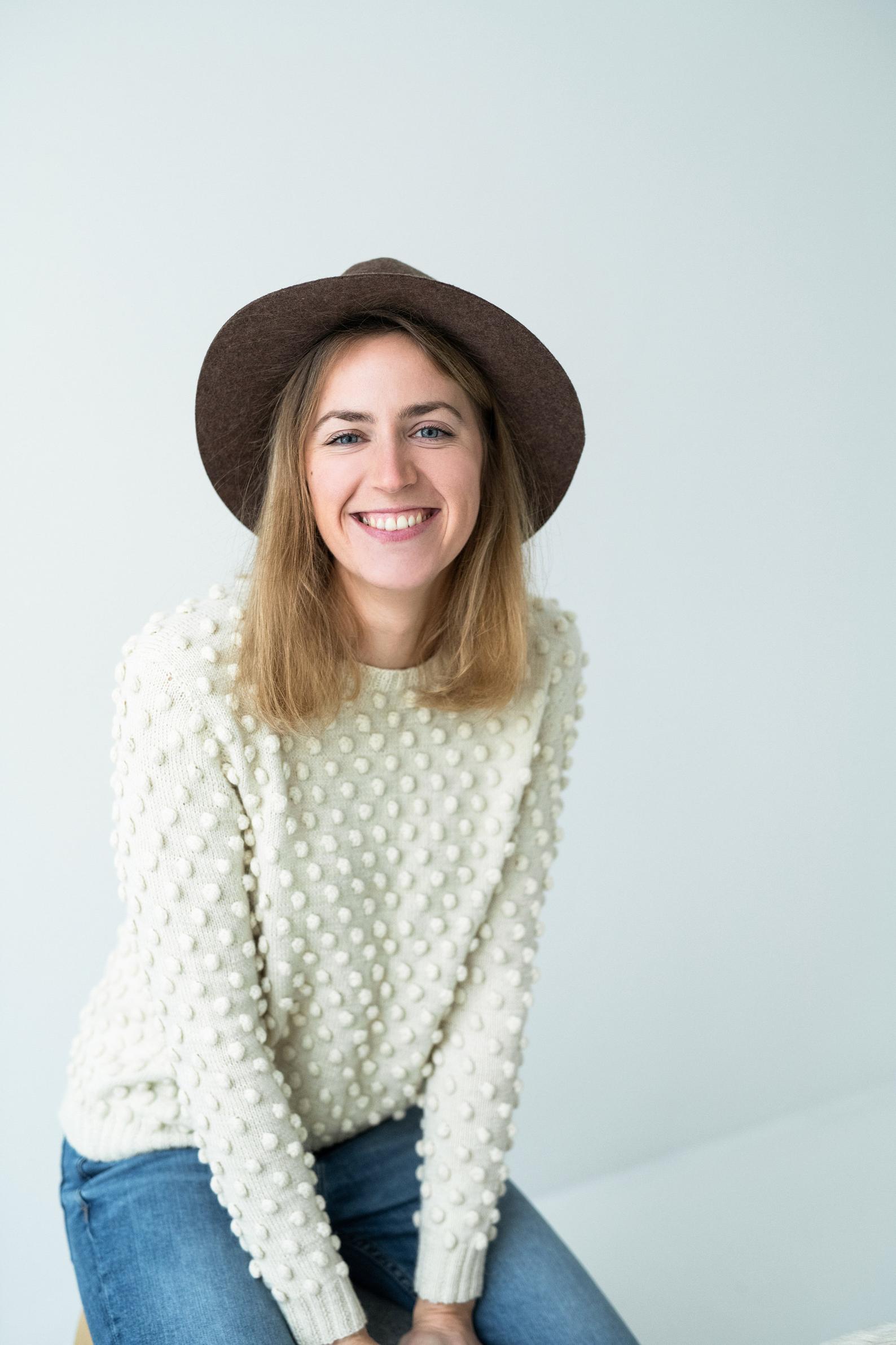 baltas-megztinis Merino Wool Pom Pom Sicily Pullover