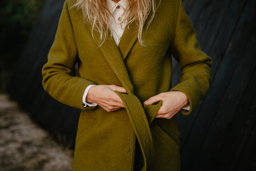 Women's Classic Long Porto Coat With Belt