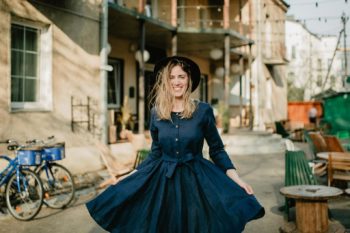 Romantic Bridesmaids Linen Havana Dress
