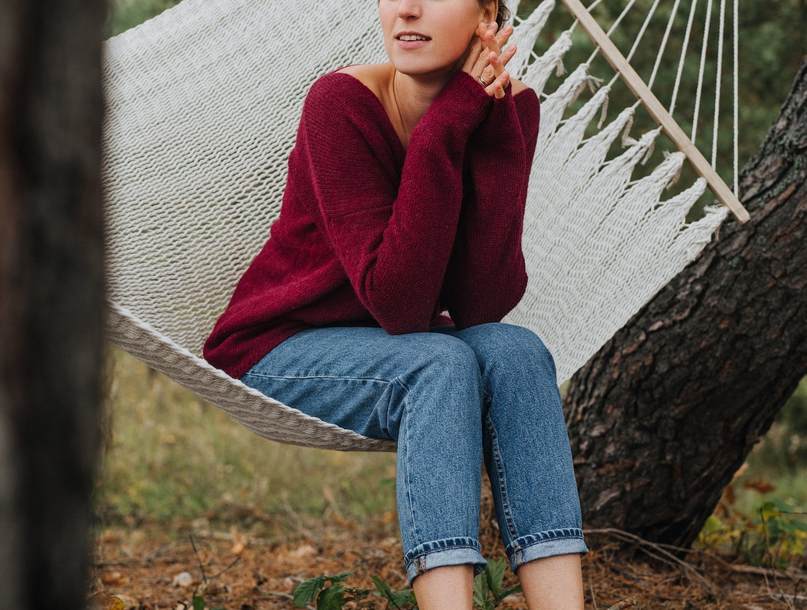 Soft Silk Hand Knitted Alpaca Wool Sweater